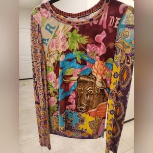 Christian LaCroix Silk Blend Top
